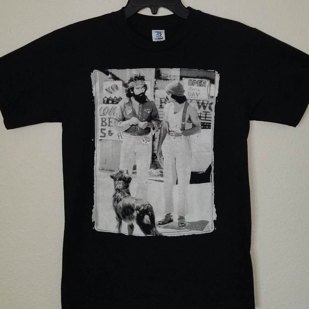 New "Cheech & Chong Up In Smoke Scene" T-Shirt Small–3XL
